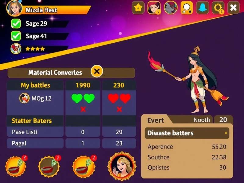 Anise Miracle Quest Indian player statistics chart